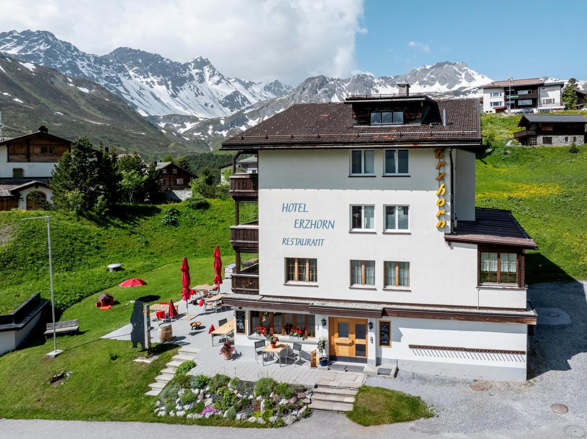 Erzhorn Hotel อาโรซา ภายนอก รูปภาพ